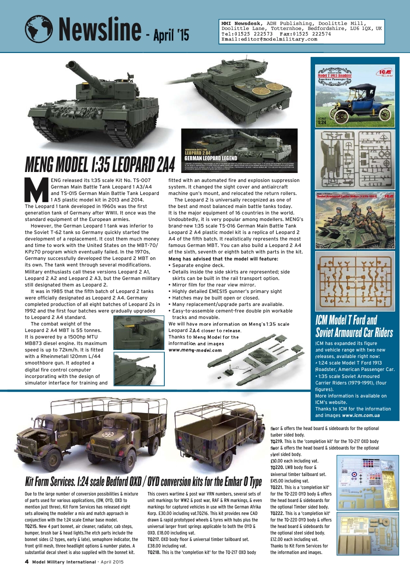 Model Military International 2015-108